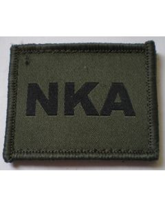 Olive Green Velcro Ubacs Patch NKA