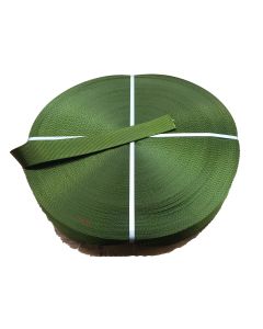 45mm / 1.75" Green Webbing - 3000kg / 6613lbs Breaking Strain