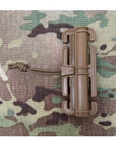 Duraflex Quick Attach Split Bar Quick Release Buckle / Tubes V2 - Double Slot (Coyote Brown IR) 