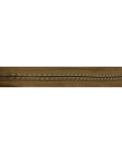 coyote-brown-#10-chain-zipper-top-side