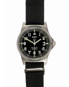 MWC G10 LM Stainless Steel Military Watch Non Date (Black NATO Strap)