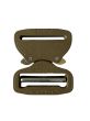 AustriAlpin 45mm 1.75" Coyote Brown Cobra Buckle - Male Adjustable Female Fixed FY45CVF
