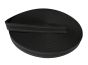 Polypropylene & Rubber 38mm / 1.5" Elasticated Non-Slip Grip Webbing (Black)