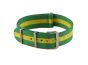 Brazil Flag NATO G10 Nylon Military Watch Strap