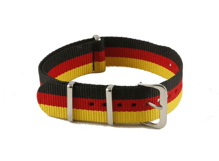 German Flag NATO G10 Nylon Military Watch Strap