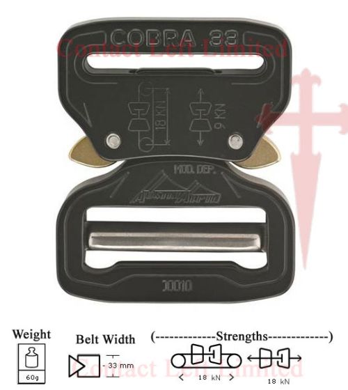 AustriAlpin Cobra 33mm ( 1.25" ) Buckle FC33B