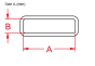 Kong Rectangular Ring Bronze Natural 108