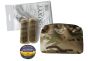 Military Boot / Shoe Cleaning Kit Black SAPHIR Polish - Selvyt Cloth - MTP Multicam Pouch