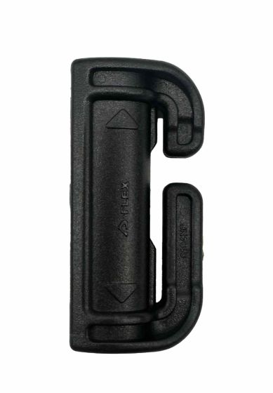 Duraflex Quick Attach Split Bar Quick Release Buckle / Tubes V2 - Single Slot Black female ONLY