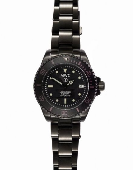 MWC 21 Jewel 300m Auto Submariner Watch PVD full watch