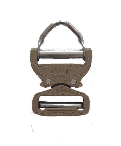 AustriAlpin Coyote Tan Ansi D Ring Cobra 45mm Buckle FX45CVD
