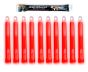 10 (TEN) - 12 Hour 6” Military ChemLight (15cm) Red lightstick (Cyalume® Branded)