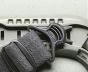 Tactical Helmet Rail Black Goggle Swivel Clips 36mm close up
