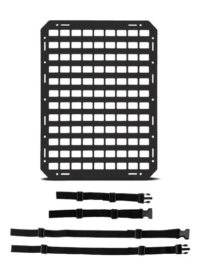Durable MOLLE/PALS Panel – Vehicle Gear Organizer with Adjustable Straps
