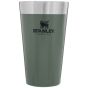 stanley-500ml-tumbler-hammertone-green-front-view-with-logo