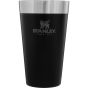 stanley-500ml-tumbler-matte-pebble-black-front-view-with-logo