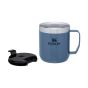 stay-hot-legendary-camp-mug-stanley-mug-front-with-lid-off-view-hammertone-lake