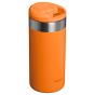 aerolight-transit-mug-0.35litre-travel-flask-goldenrod-coral-side-view