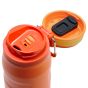 stanley-iceflow-twist-flip-bottle-goldenrod-coral-lid-view