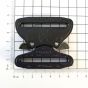 FY50MFF-XB-Austrialpin-black-large-clips-cobra-buckle-front-view-measurement-view