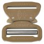 AustriAlpin  45mm  1.75"  Buckle  Male Adjustable  Female Fixed  Austrialpin Buckle Coyote Brown Tan