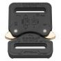 AustriAlpin 25mm / 1" Black COBRA® Pro Style Buckle - Male Fixed Female Fixed FY25KFF