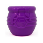 Large Honey Pot Durable Rubber Treat Dispenser & Enrichment Toy - Purple