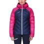 Taiss-IN-Hooded-Jacket-Women-Marine-Pink-worn-view