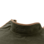 jack-pyke-fleece-dog-coat-dark-olive-folded-detail