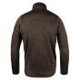 jack-pyke-melange-quarter-zip-fleece-brown-fleck-back-view