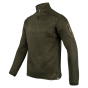 jack-pyke-melange-quarter-zip-fleece-green-fleck-side-view