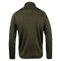 jack-pyke-melange-quarter-zip-fleece-green-fleck-back-view
