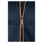 jack-pyke-melange-fleece-gilet-navy-fleck-zip-detail