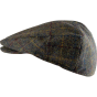 Wool-Blend-Flat-Cap-Brown-Side