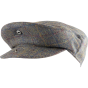 Wool-Blend-Flat-Cap-Brown-Open