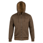 Jack Pyke Yakka hoodie coyote full zip front view