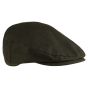 jack-pyke-junior-wax-flat-cap-dark-olive-side-view