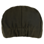jack-pyke-junior-wax-flat-cap-dark-olive-back-view