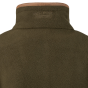 Jack Pyke ladies fleece pullover dark olive collar detail rear