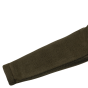 Jack Pyke ladies fleece pullover dark olive hem and sleeve close-up