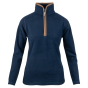 Jack Pyke ladies fleece pullover navy front view