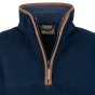 Jack Pyke ladies fleece pullover navy collar detail