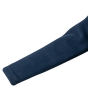 Jack Pyke ladies fleece pullover navy sleeve and hem close-up