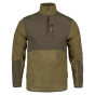 jack-pyke-rannock-fleece-pullover-dark-mustard-front-view