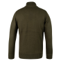 Jack Pyke pheasant zip neck pullover olive green rear view