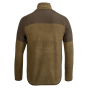 Jack Pyke Bleasdale half zip fleece dark mustard rear view