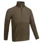 Jack Pyke Bleasdale half zip fleece dark olive front view-3