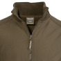 Jack Pyke Bleasdale half zip fleece dark olive front view of the neck