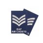 Pair RAFAC NCO SNCO WO Rank Slides KINGS CROWN 