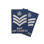 Pair RAFAC NCO SNCO WO Rank Slides KINGS CROWN 